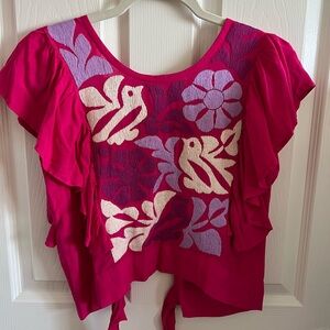 Mexican Artesanal Embroidered Top